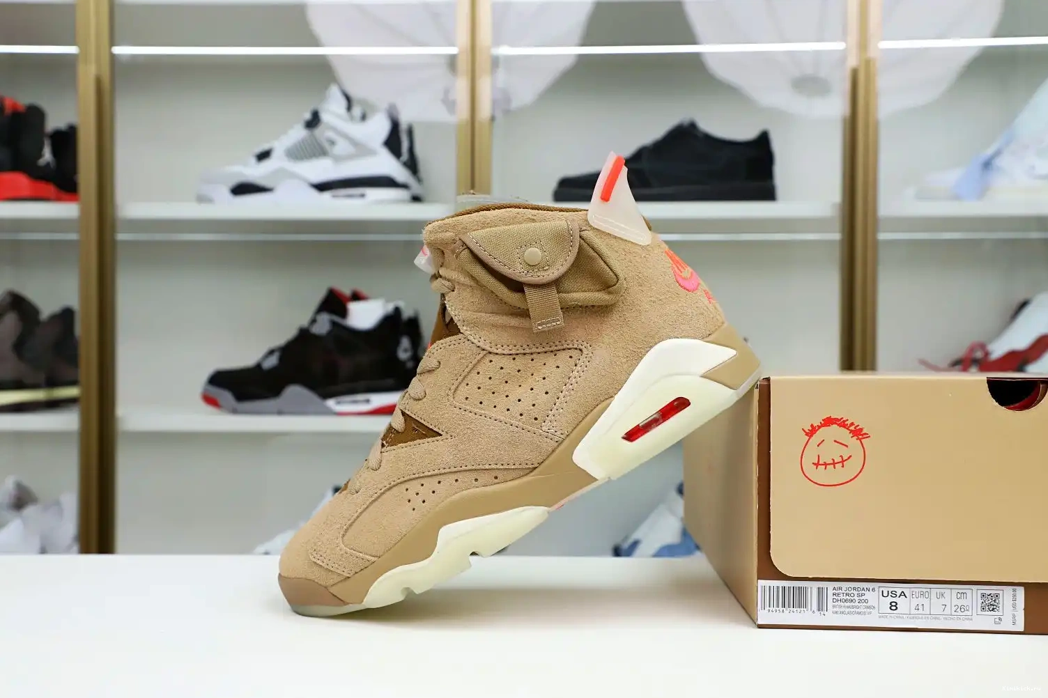 Retro Travis SP 6 Air Kimikick Scott  Jordan x 0515